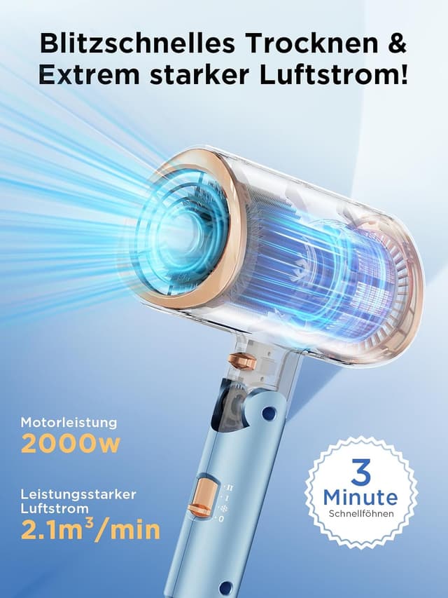 Thumbnail 2 de Haartrockner mit Diffusor 2000W ⚡