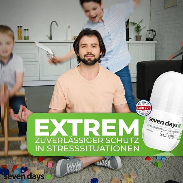 Thumbnail 6 de seven days Antitranspirant 50 ml Roll‑On gegen Schweiß ⬇