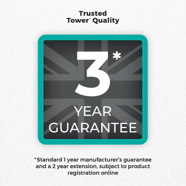 Thumbnail 6 de Tower Ceraglide Ultra Speed T22013TL Steam Iron (Ceramic Soleplate, 3100W, 360ml tank)