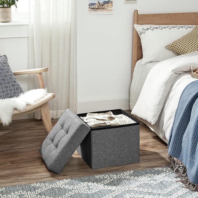 Thumbnail 3 de SONGMICS Pouf Contenitore 38 cm