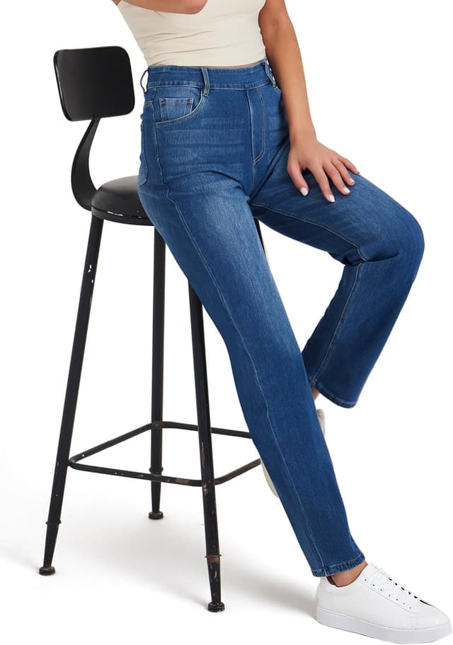 Detalle 1 de Jeans de yoga LaiEr, coupe bootcut