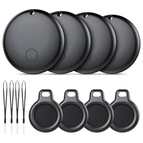 Detalle de Ajblg Android Smart Tag con Find Hub (solo Android) para llaves, cartera y equipaje, localizador Bluetooth con IP68 y batería CR2032