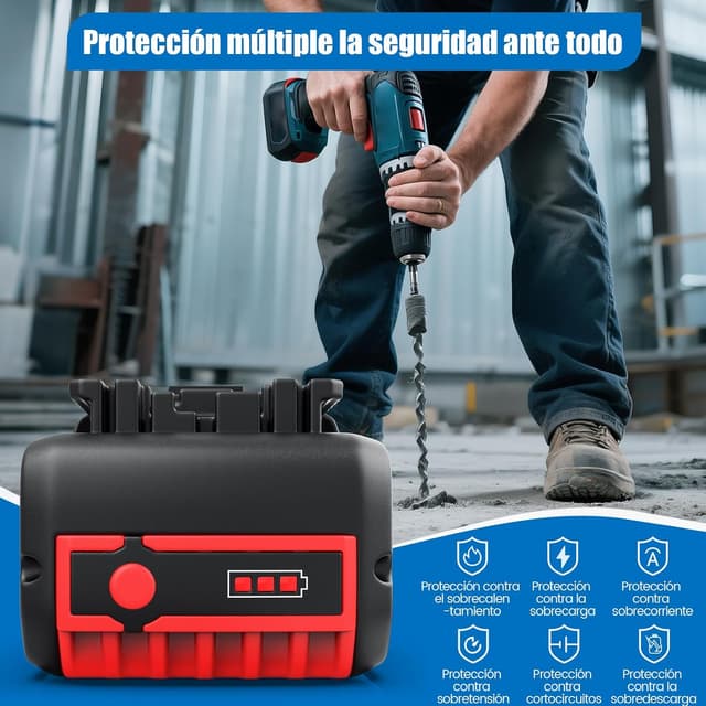Thumbnail 4 de Moautodc Batería 18V 5000mAh para Bosch
