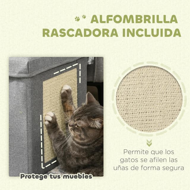 Thumbnail 2 de PawHut Casa para Gatos Cama Casita 36,5 cm