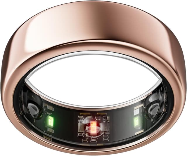 Detalle de Oura Ring Gen3 Horizon Misura 13 Rose Gold – monitora sonno, frequenza cardiaca e fitness fino a 7 giorni