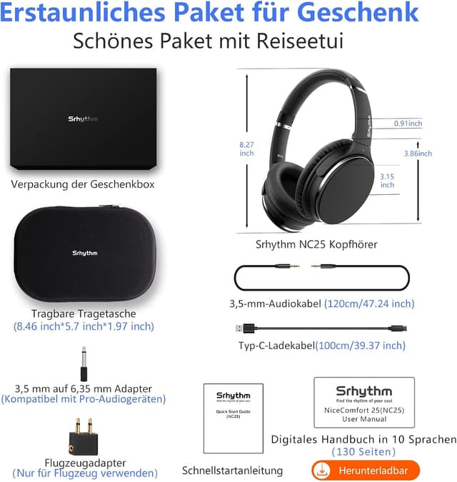 Thumbnail 4 de Srhythm NC25 Noise-Cancelling Kopfhörer