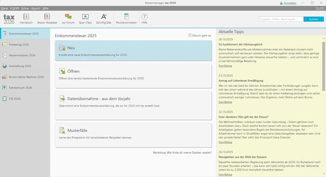Thumbnail 1 de tax 2026 Steuerprogramm 2025 – Digitaler Download