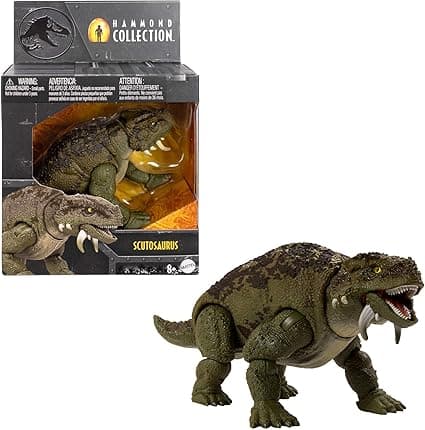 Imagen de Mattel Jurassic World Hammond Escutopsaurus Figura de Dinosaurio🦖 en OfertitasTOP