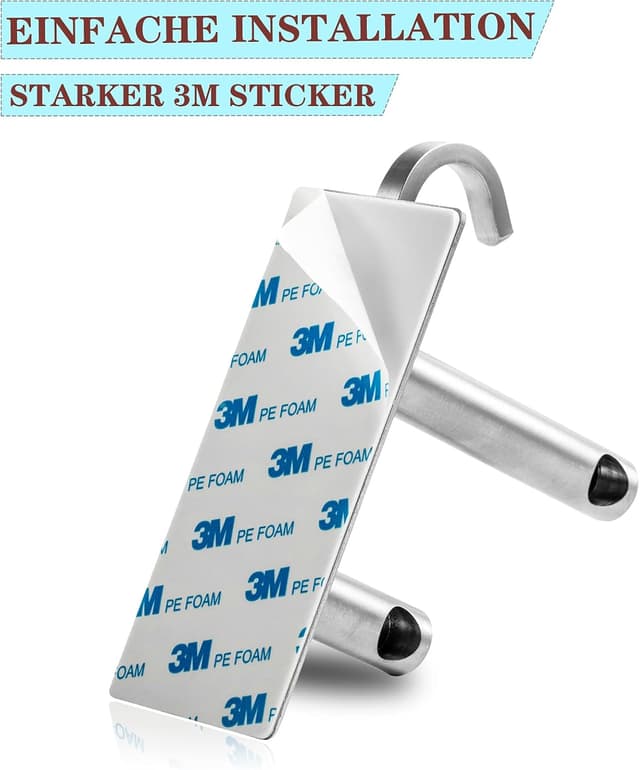 Detalle 1 de JS Handtuchhalter 60 cm aus Edelstahl