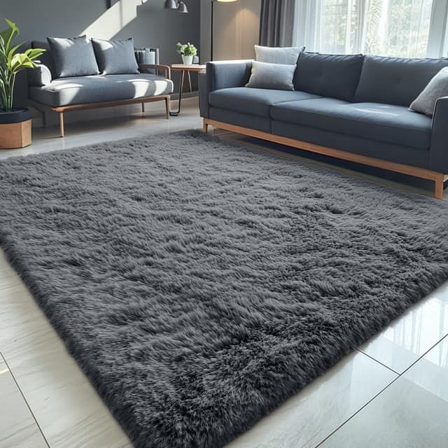 Detalle de OLANLY 5x8 Machine Washable Rug 🏠