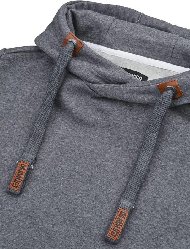 Detalle 2 de riverso Hoodie Herren Regular Fit RIVNiklas – Kapuzenpullover mit Kängurutasche und Tunnelzug