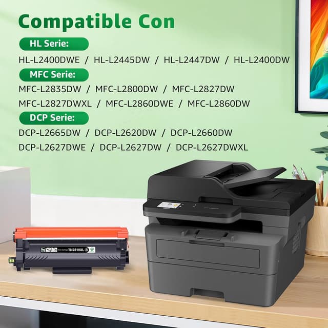 Thumbnail 2 de GREENSKY Tóner Compatible TN2510XL para Brother 🖨