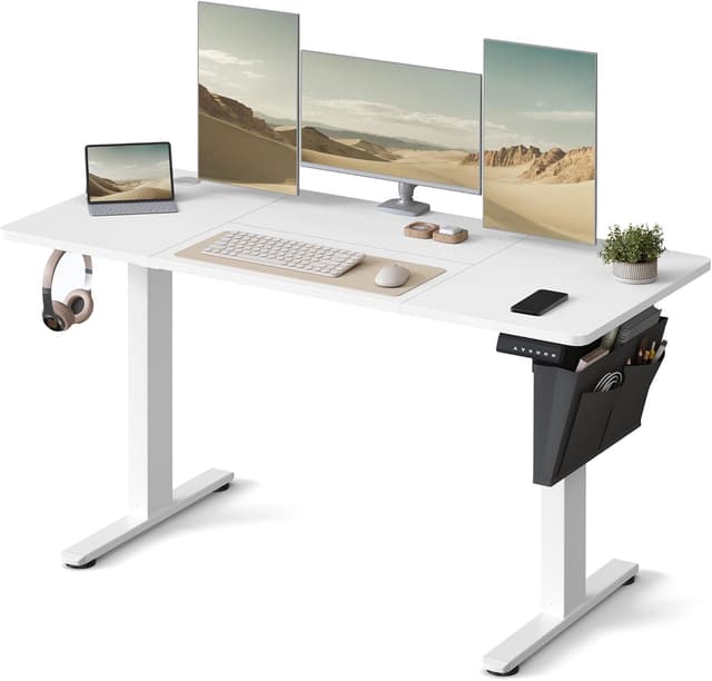 Detalle de SONGMICS Scrivania elettrica regolabile 72-120