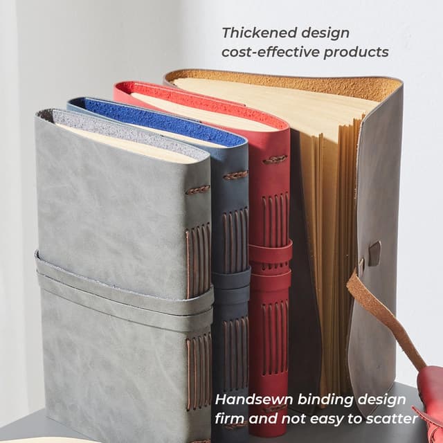 Thumbnail 6 de RILIHO Leather Journal Notebook 260 pages