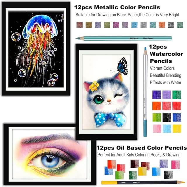 Thumbnail 3 de Kalour 76pc Art Set for Beginners