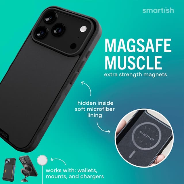 Thumbnail 2 de Smartish Gripmunk iPhone 17 Pro MagSafe Case