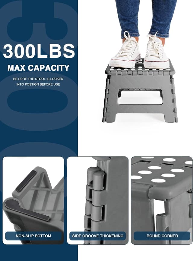 Detalle 2 de HOUSE DAY Tritthocker 22 cm klappbar