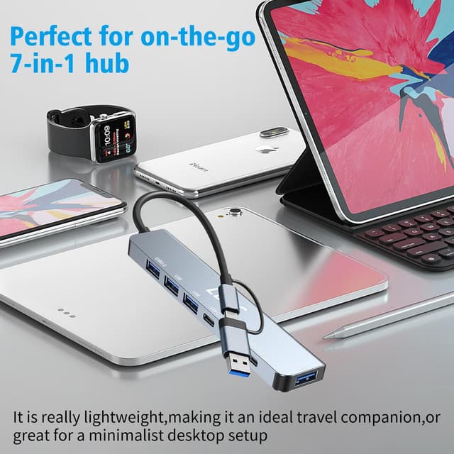 Thumbnail 4 de USB C Hub 7-in-1 USB splitter