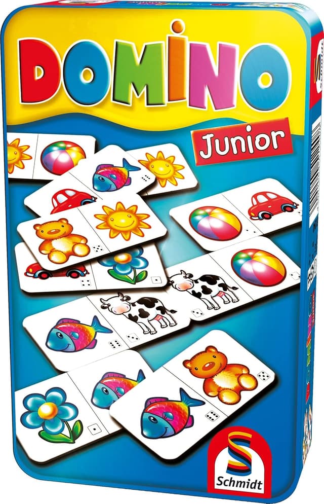 Detalle de Schmidt Domino Junior 51240 – Gioco da viaggio per bambini (multicolore)