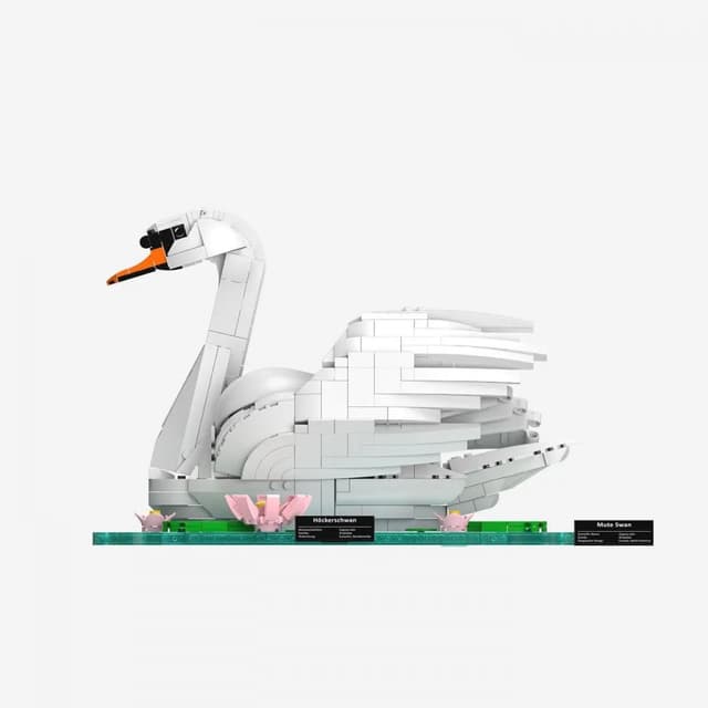 Detalle 1 de BlueBrixx Pro 108707 Schwan mit 1.191 Teilen