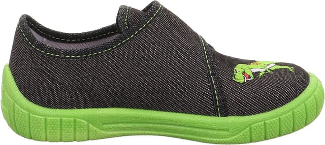 Detalle de Superfit Jungen Bill Hausschuhe 1-800278 – bequeme Klett-Hausschuhe mit Baumwollfutter
