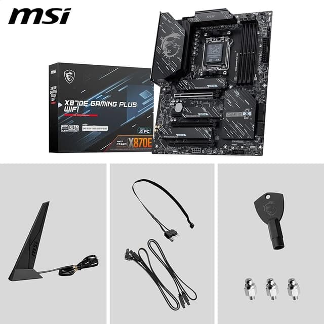 Thumbnail 6 de MSI X870E Gaming Plus WiFi — Placa base ATX para Ryzen 9000, DDR5 8200+ MT/s