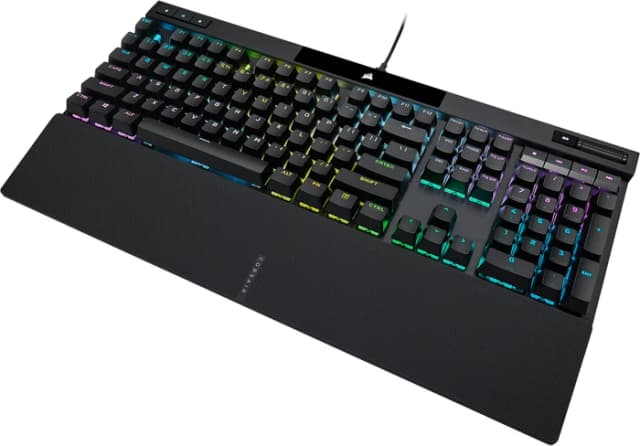 Detalle de Corsair K70 RGB PRO Optisch-mechanische Gaming-Tastatur (QWERTZ) mit Cherry MX Red