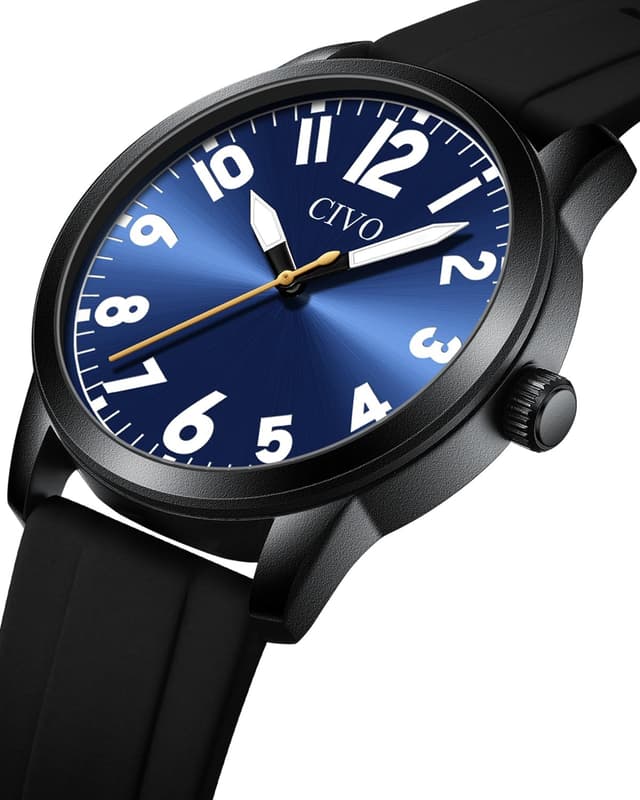 Thumbnail 6 de CIVO Herren Analog-Uhr wasserdicht mit großen Ziffern (42 mm) – leicht ablesbar