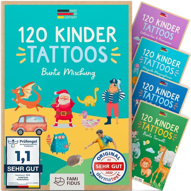 Detalle de Kinder Tattoos Famifidus 120