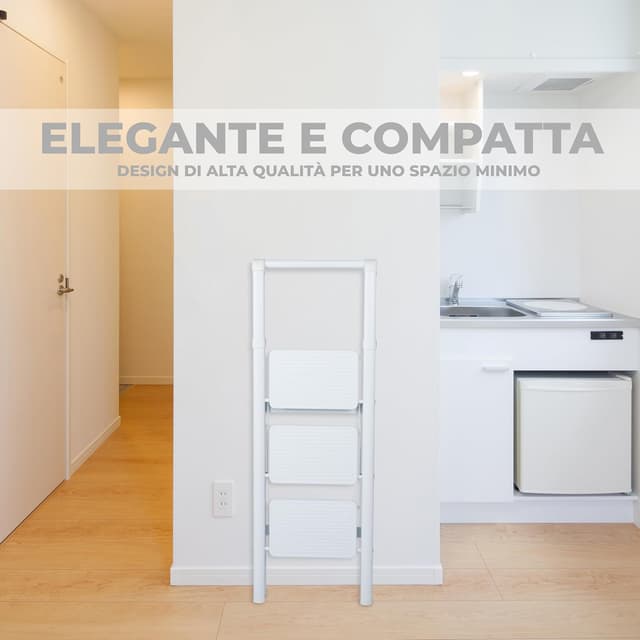 Thumbnail 3 de UZIRO Escalera plegable 3 peldaños