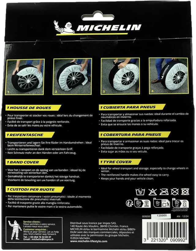 Detalle 2 de Borsa MICHELIN con fodera per ruota di scorta in tessuto lavabile