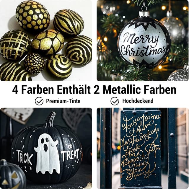 Thumbnail 2 de ANYUKE 4 Permanent Marker wasserfest