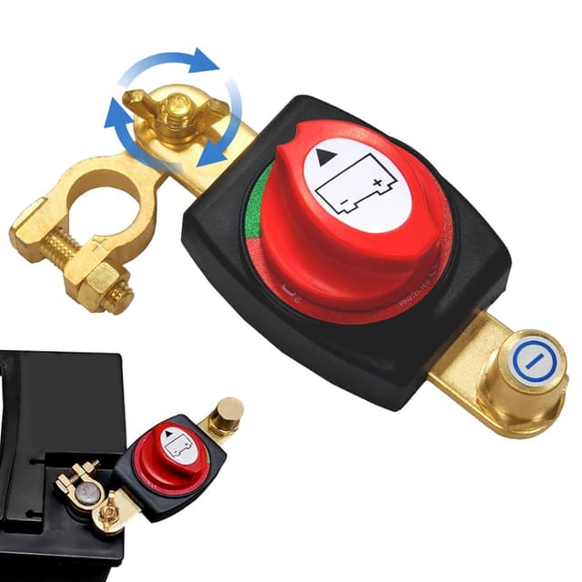 Detalle de Batteriehauptschalter 180° 12–48V 275A