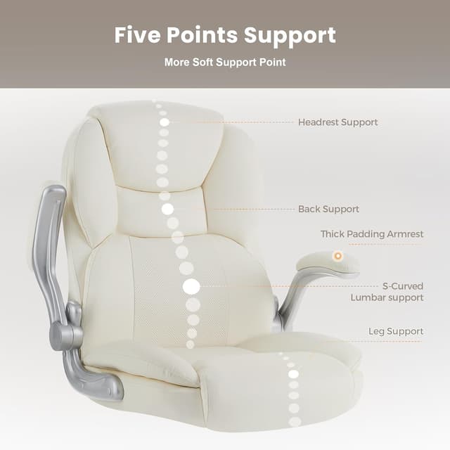 Thumbnail 4 de IWMH Chaise Bureau Ergonomique 180 kg