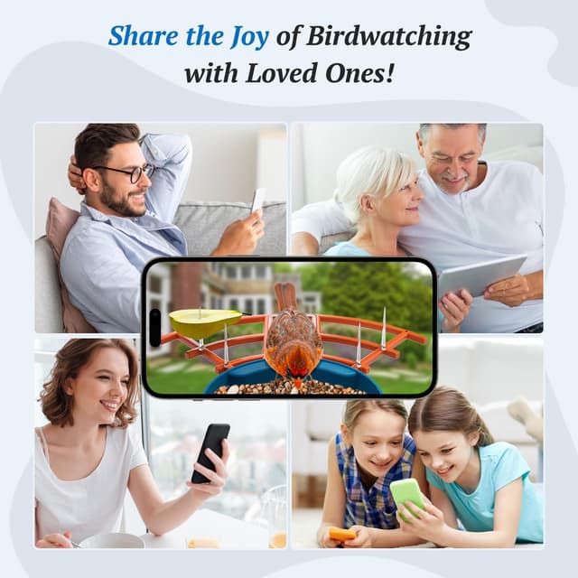 Thumbnail 4 de DOCOON 2K Bird Feeder Camera