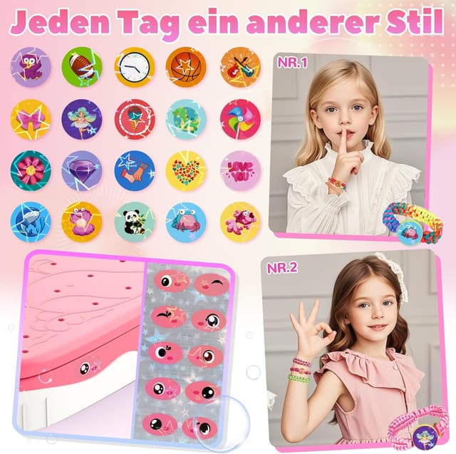 Thumbnail 4 de Euclidean Cube Freundschaftsarmband Selber Machen Rosa