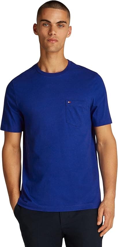 Imagen de Tommy Hilfiger Essential camiseta algodón XL azul en OfertitasTOP