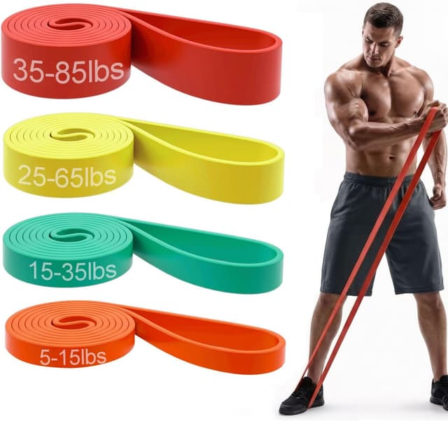 Thumbnail 6 de Pull Up Bands Resistance Set for Strength Training