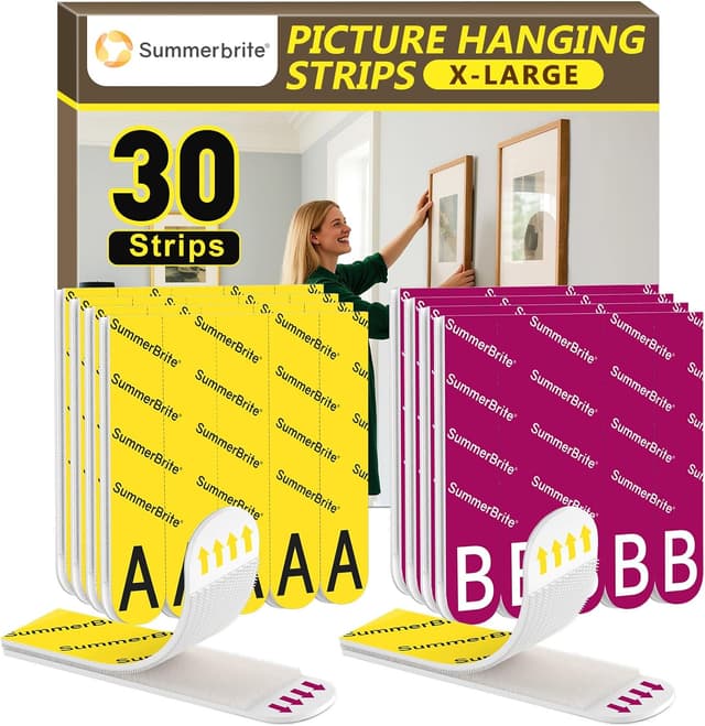 Detalle de Summerbrite Picture Hanging Strips XL 15 Pairs