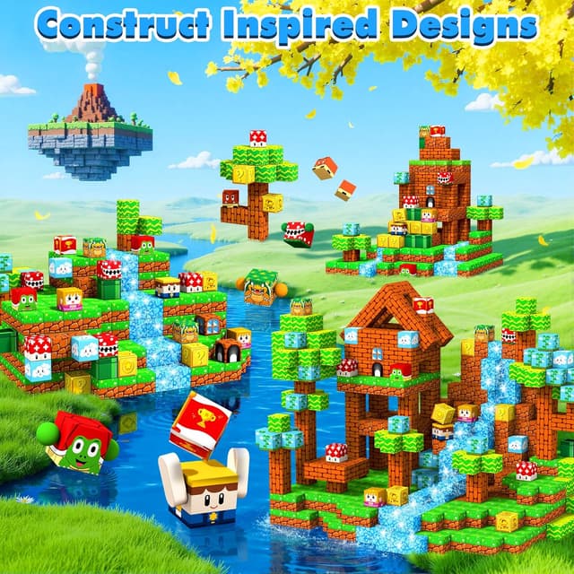 Detalle 2 de LUVTOY Magnetic Blocks 108pcs