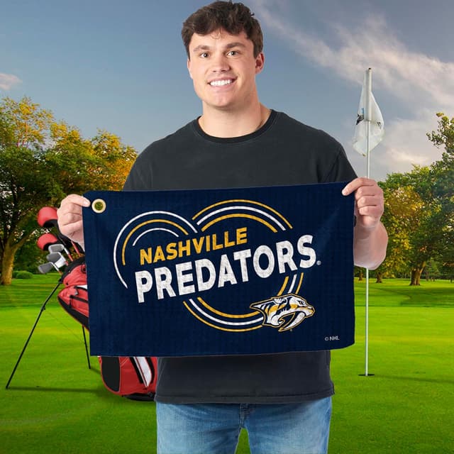 Detalle de Northwest NHL Golf Towel (Official Licensed Microfiber Waffle) 16x25 in