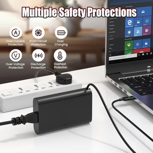 Thumbnail 4 de 65W USB C Laptop Charger for Dell