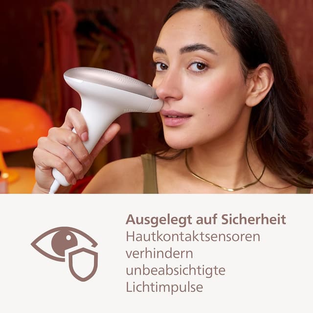 Detalle 2 de Philips Lumea IPL 7000 Series (BRI923/00) – Haarentfernung per IPL mit 3 Aufsätzen für Körper, Gesicht & Bikinizone
