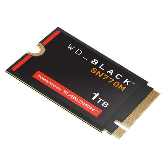 Detalle de Sandisk WD BLACK SN770M 1TB SSD M.2 PCIe Gen4