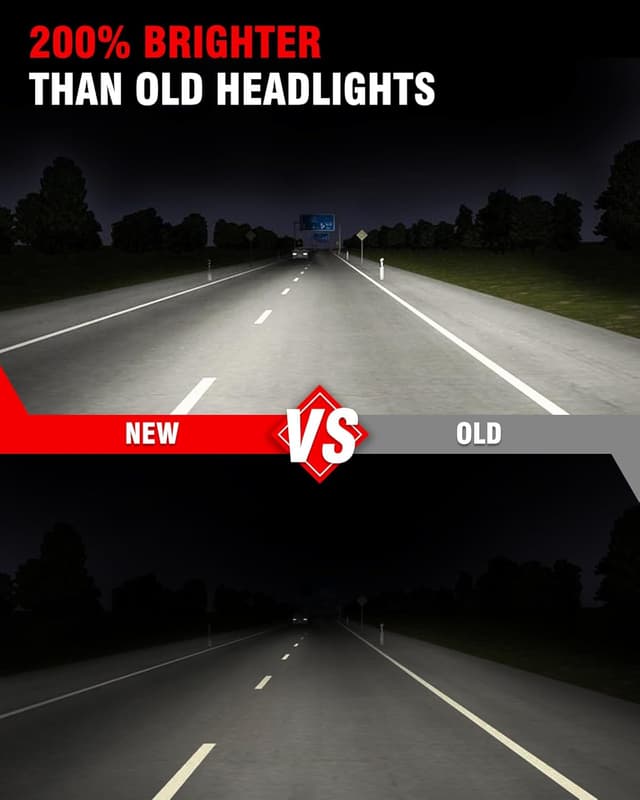 Thumbnail 6 de ADCARLIGHTS Headlight Assembly Replacement for 2010–2018 Dodge Ram (Chrome Housing, Amber Reflector)