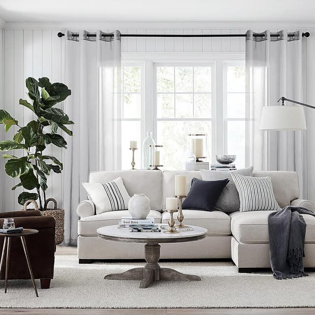 Thumbnail 5 de Topfinel Cortinas Translucidas 2 Piezas 140x160cm 🌈