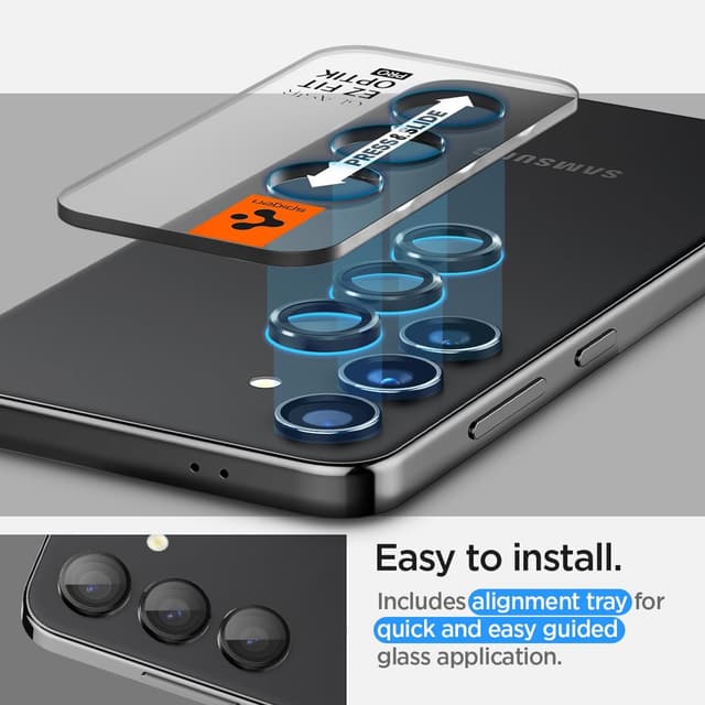 Thumbnail 4 de Spigen Glas.tR EZ Fit Optik Pro - Protector Cámara Samsung 📸