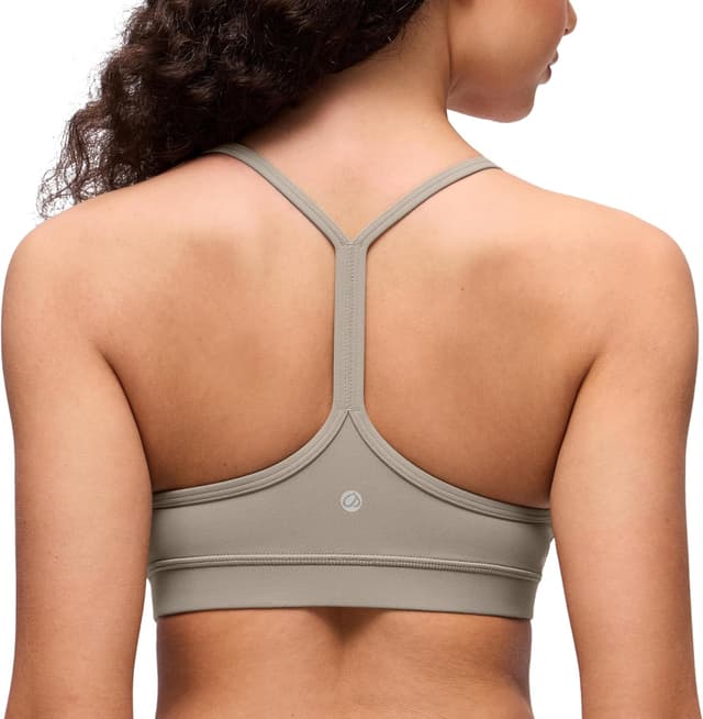 Detalle 2 de CRZ YOGA Butterluxe : soutien-gorge de sport yoga léger à bretelles spaghetti et dos croisé