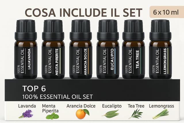 Thumbnail 4 de Crazy King Set 6 oli essenziali 10 ml per diffusore