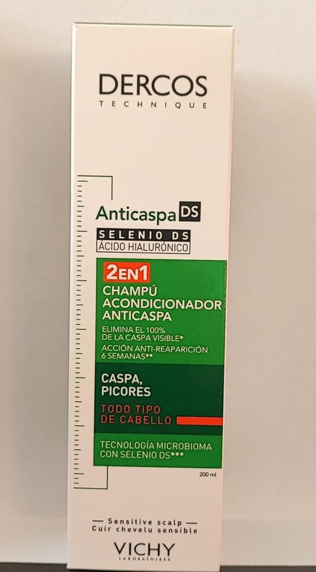 Detalle 2 de Dercos anti-dandruff shampoo 200ml